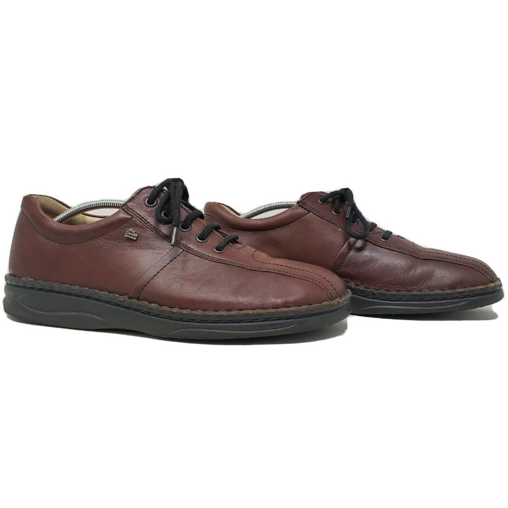 Finn Comfort Mens Size 7.5 Dijon Brown Leather